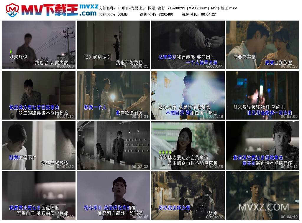 叶顺有-为爱让步_国语_流行_YEA00211